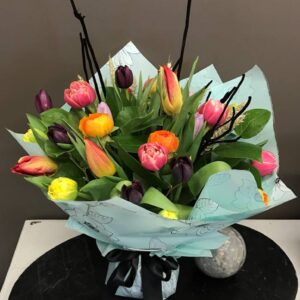 Cheer Me Up Tulip Hand-tied