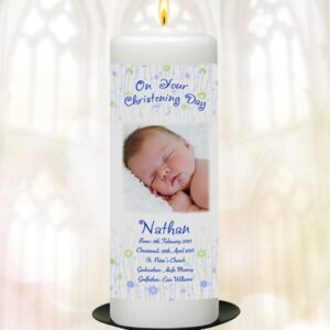 Blue All things Nice Photo Candle - 9