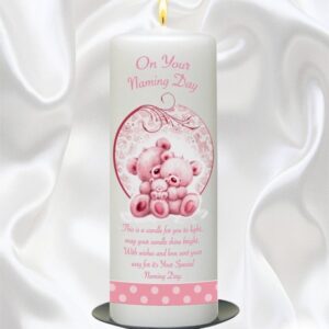 Pink Teddy & Bubbles Candle - 9