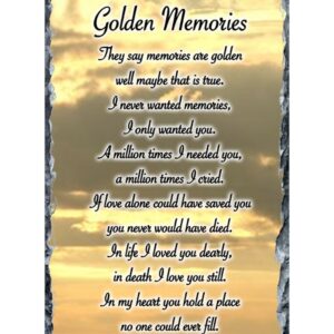 Sunset Remembrance Slate