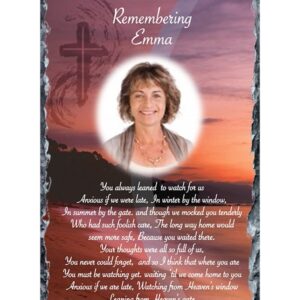 Beach & Photo Remembrance Slate