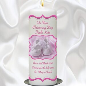 Girl Scroll Candle - 9
