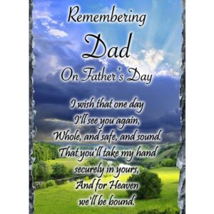 Meadow & Sunlight Remembrance Slate