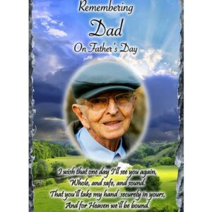 Meadow & Sunlight & Photo Remembrance Slate