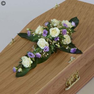 Lilac and White Cross