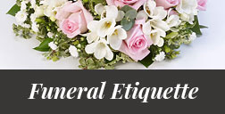 funeral flower etiquette